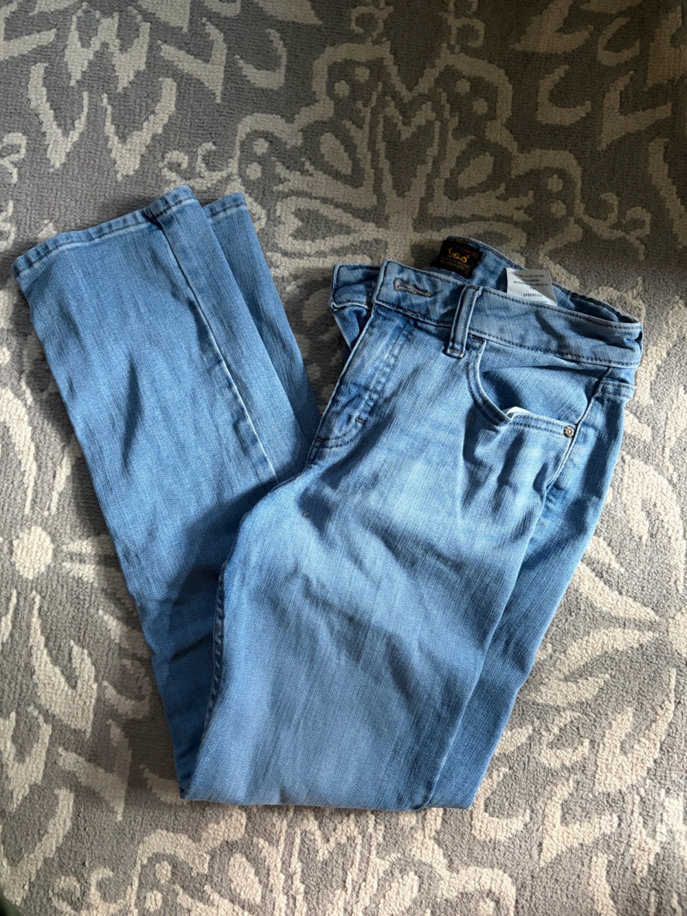 Lee Women's Light Blue Straight-Leg Jeans